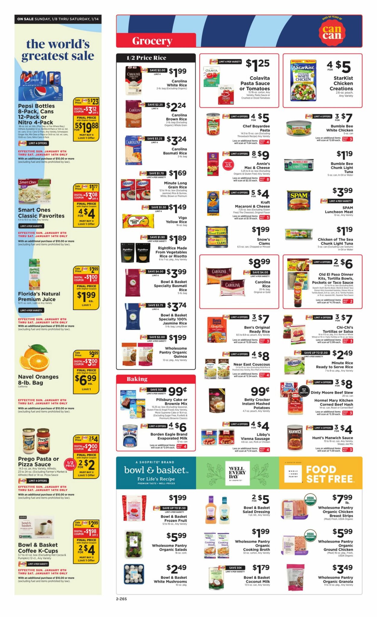 ShopRite Weekly Ad Circular - valid 01/08-01/14/2023 (Page 2)