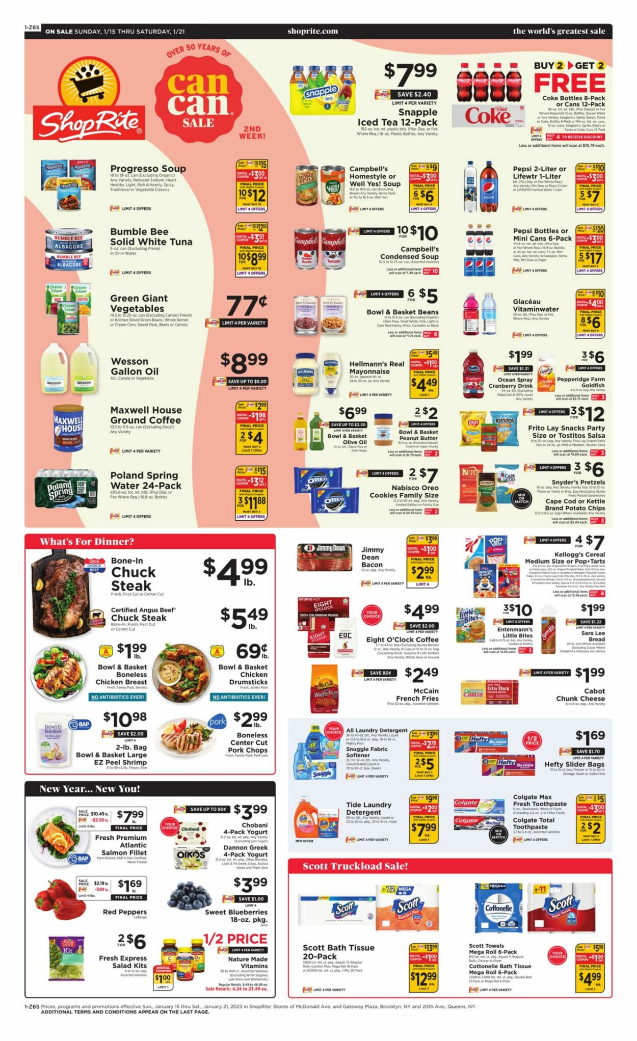 ShopRite Weekly Ad Circular - valid 01/15-01/21/2023