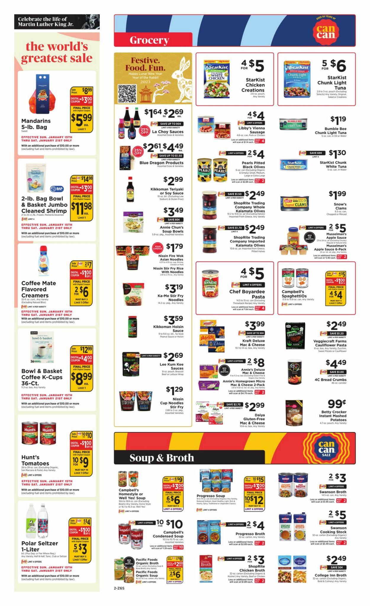 ShopRite Weekly Ad Circular - valid 01/15-01/21/2023 (Page 2)