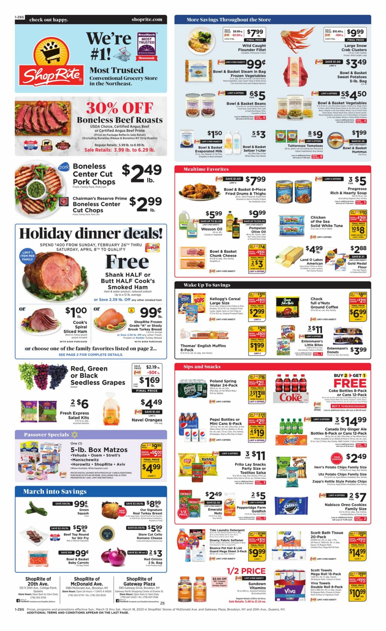 ShopRite Weekly Ad Circular - valid 03/12-03/18/2023