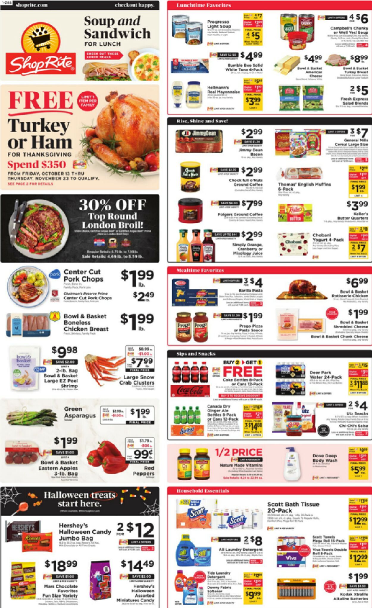 ShopRite Weekly Ad Circular - valid 10/13-10/19/2023