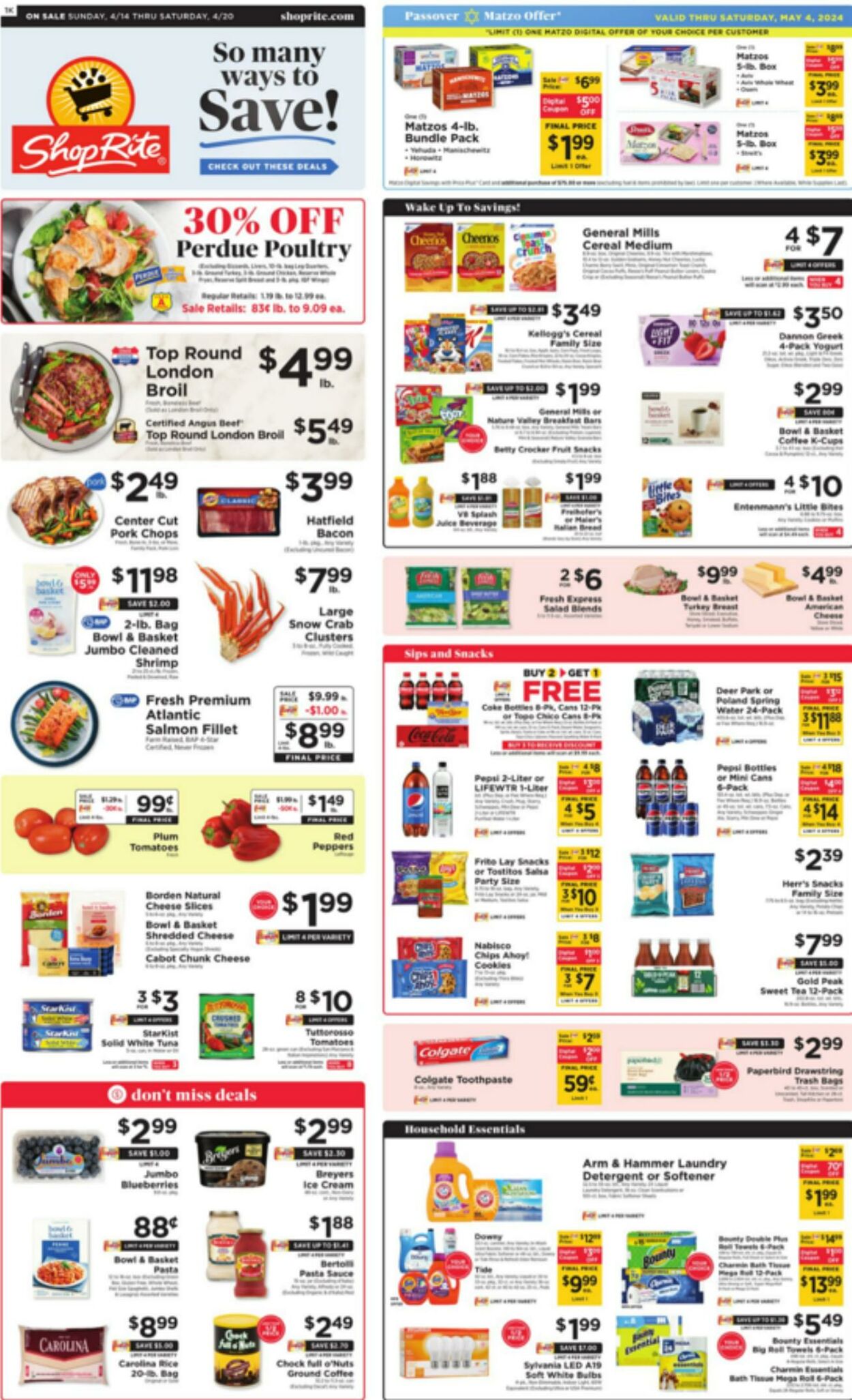 ShopRite Weekly Ad Circular - valid 04/14-04/20/2024