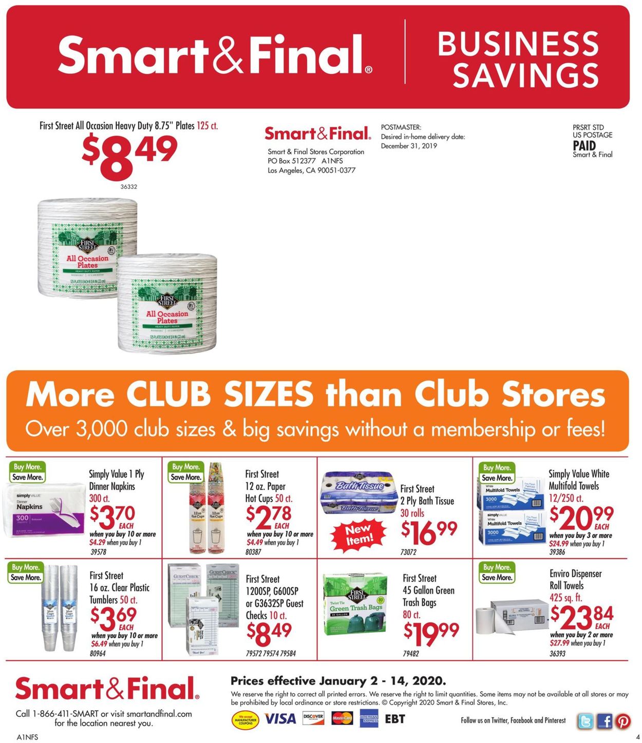 Smart and Final Weekly Ad Circular - valid 01/02-01/14/2020 (Page 4)
