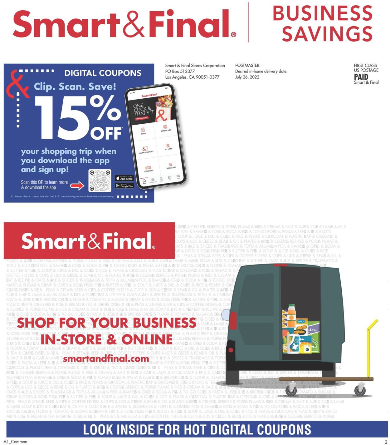 Smart and Final Weekly Ad Circular - valid 07/27-08/09/2022