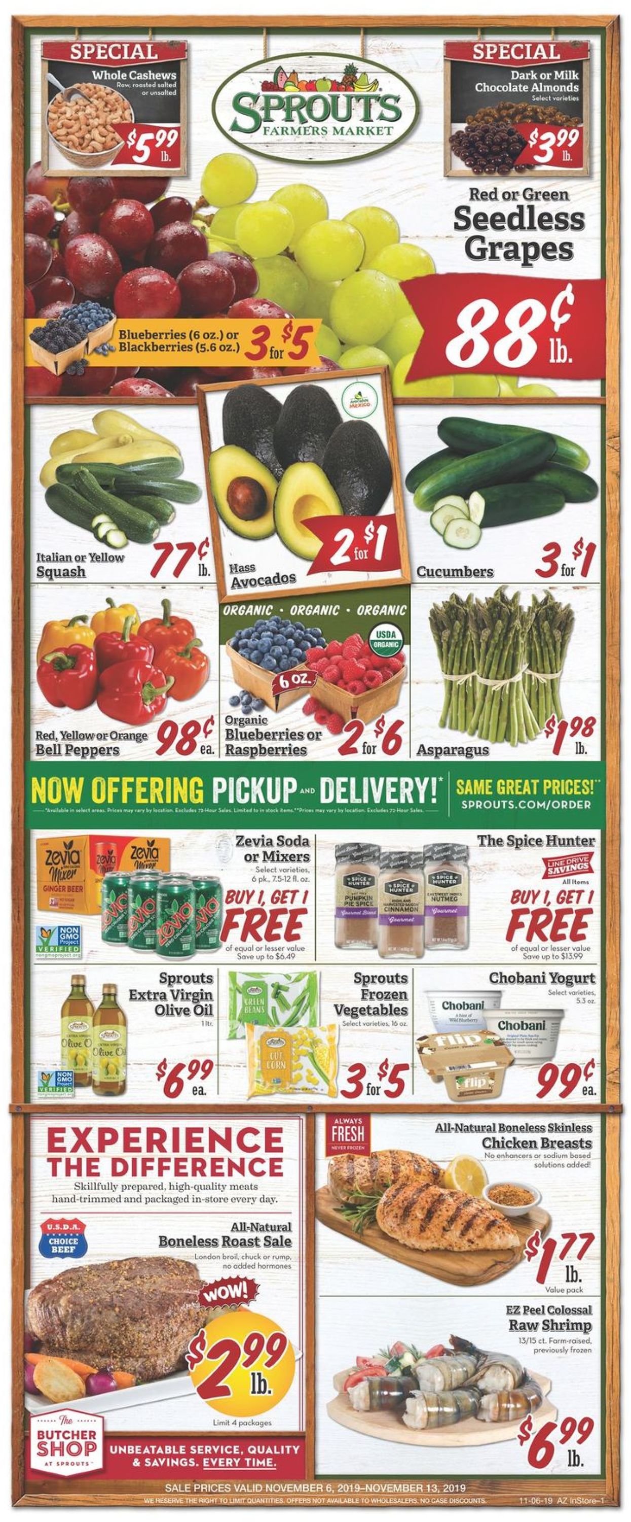 Sprouts Weekly Ad Circular - valid 11/06-11/13/2019
