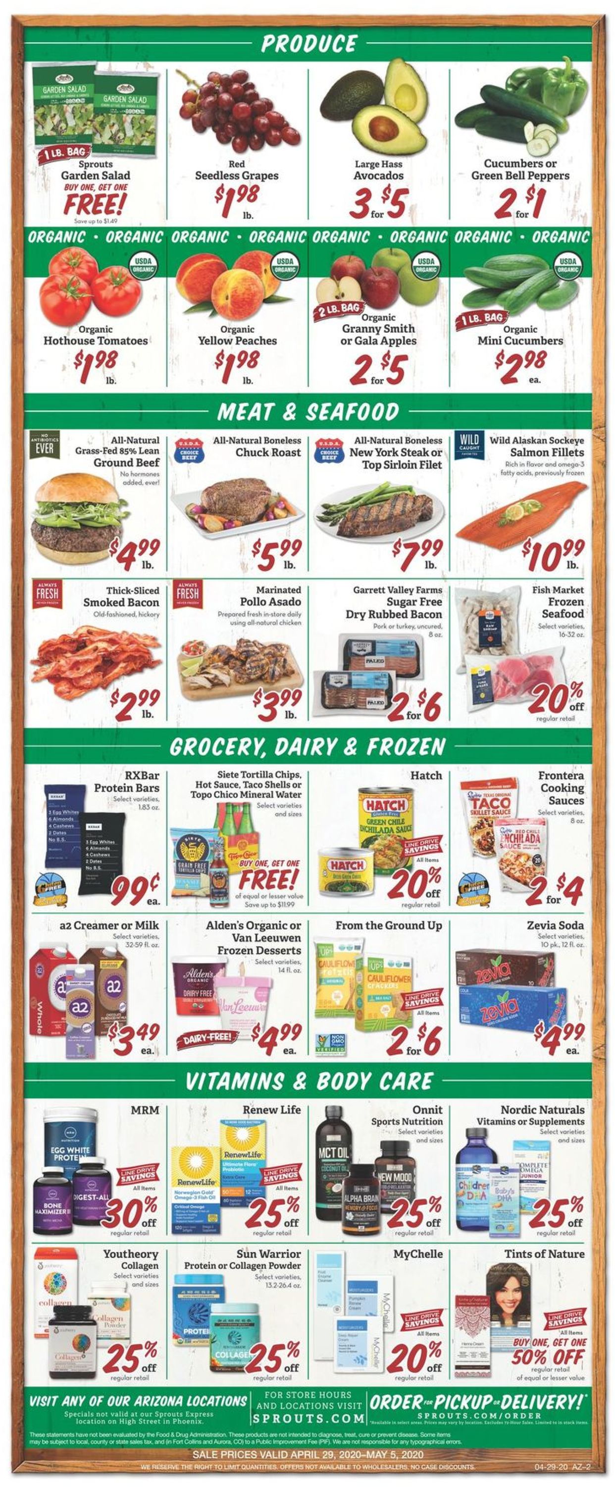 Sprouts Weekly Ad Circular - valid 04/29-05/05/2020 (Page 2)