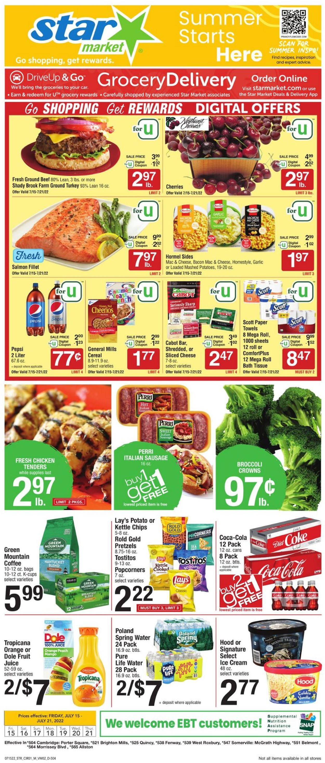 Star Market Weekly Ad Circular - valid 07/15-07/21/2022