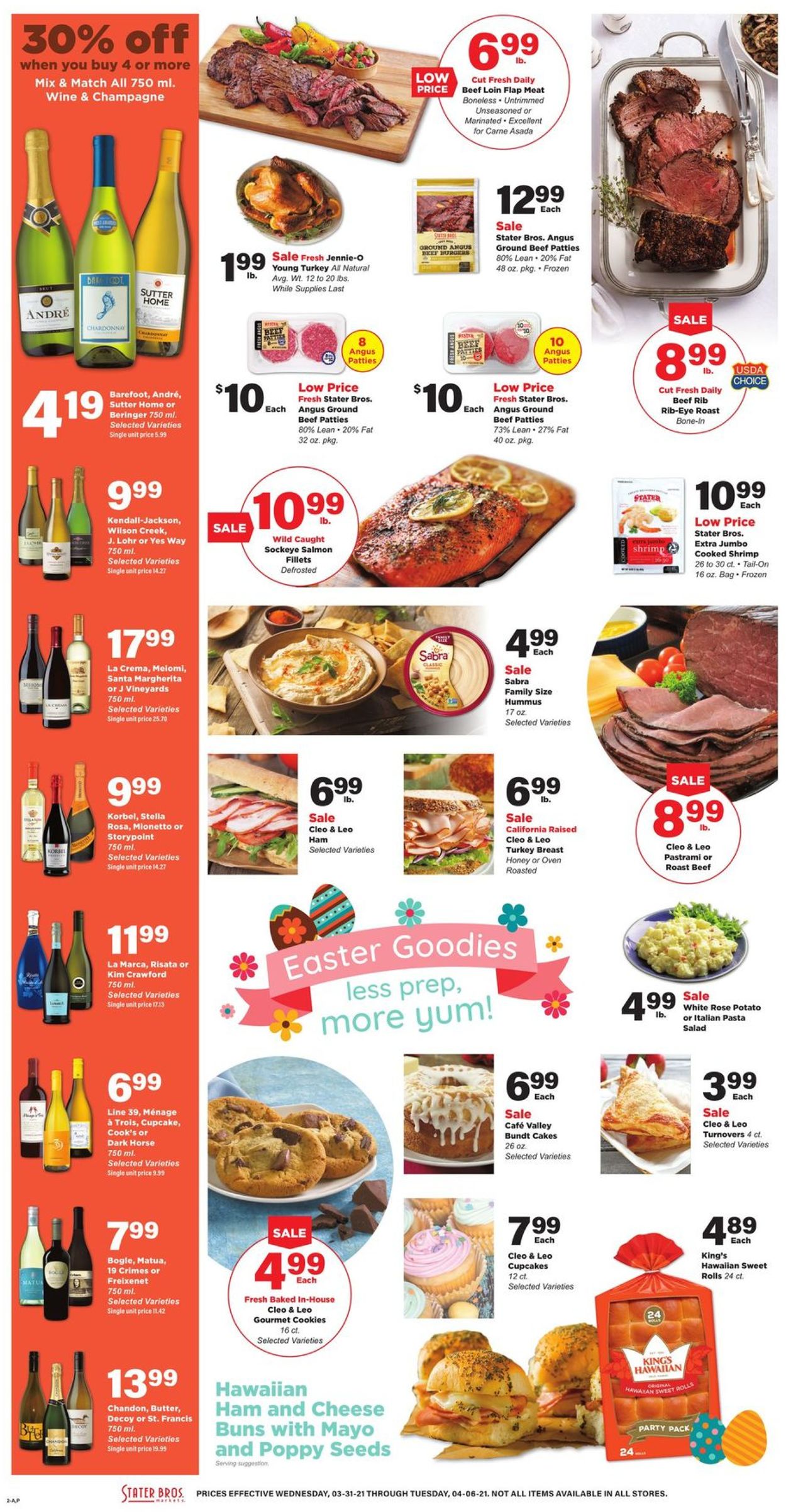 Stater Bros. - Easter 2021 Ad Weekly Ad Circular - valid 03/31-04/06/2021 (Page 2)
