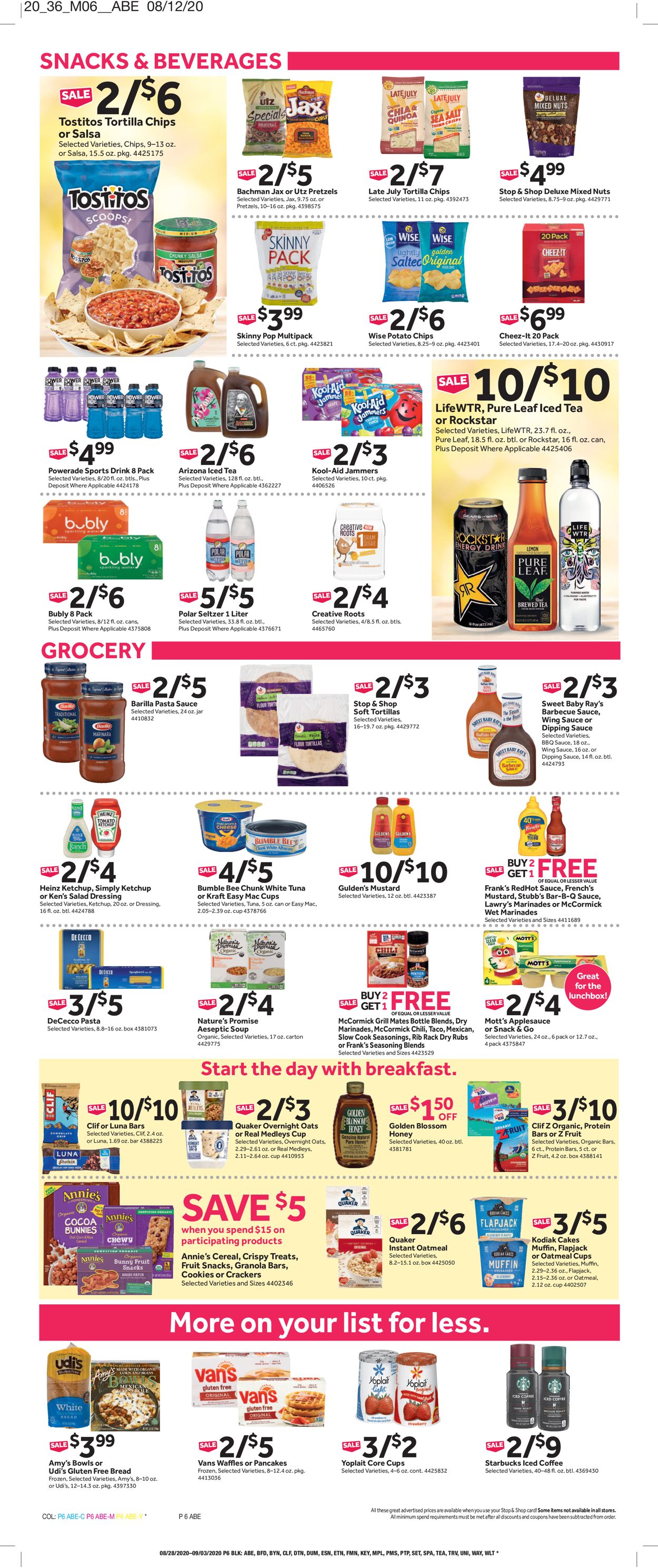 Stop and Shop Weekly Ad Circular - valid 08/28-09/03/2020 (Page 11)