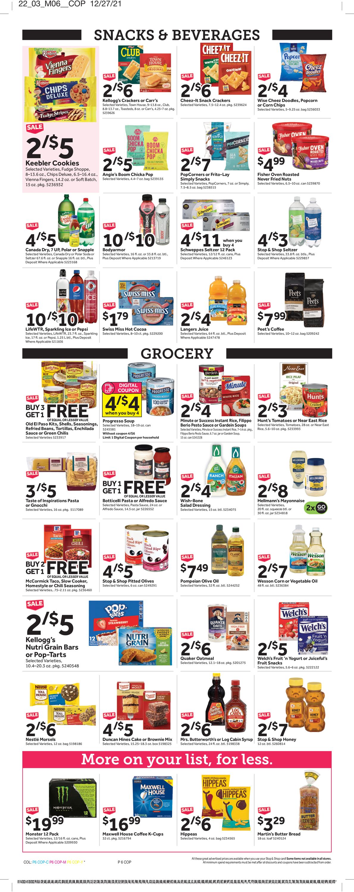 Stop and Shop Weekly Ad Circular - valid 01/14-01/20/2022 (Page 10)