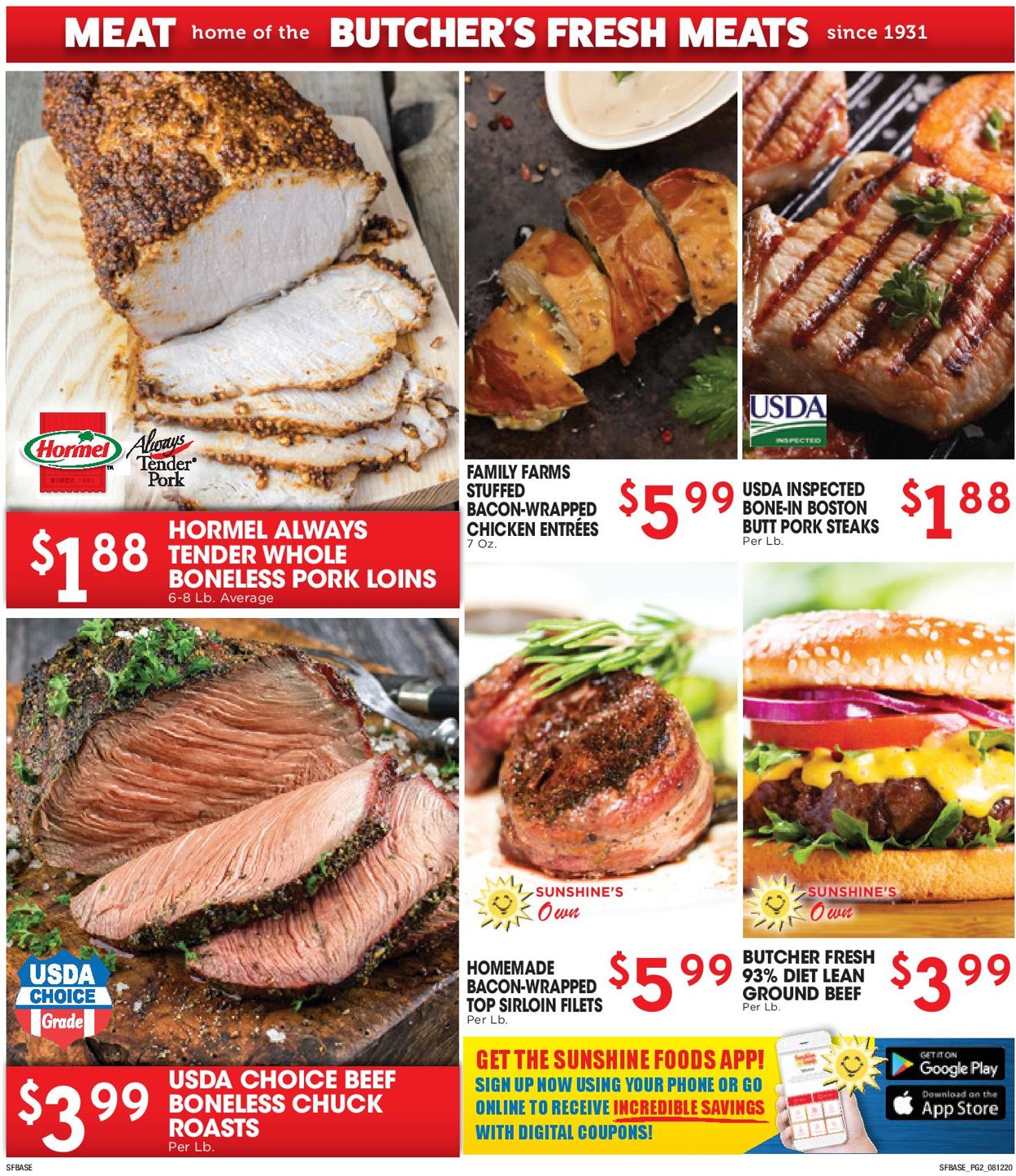 Sunshine Foods Weekly Ad Circular - valid 08/12-08/18/2020 (Page 2)