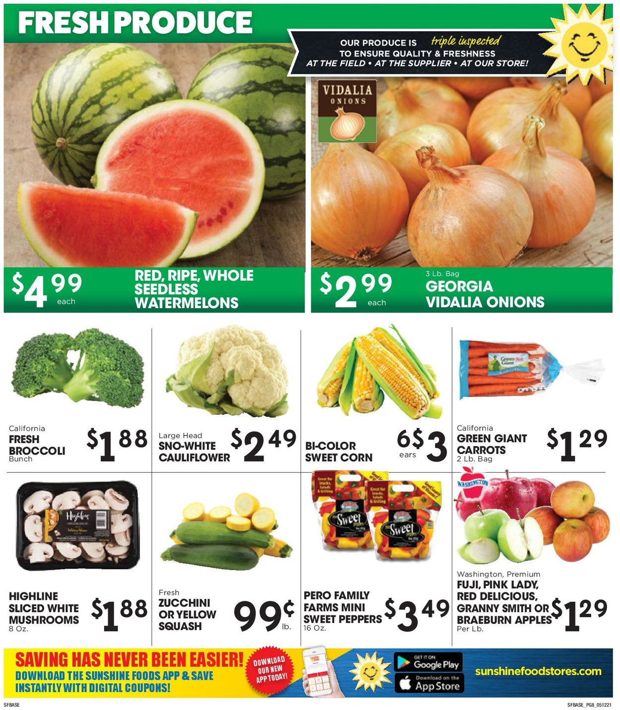 Sunshine Foods Weekly Ad Circular - valid 05/12-05/18/2021 (Page 8)