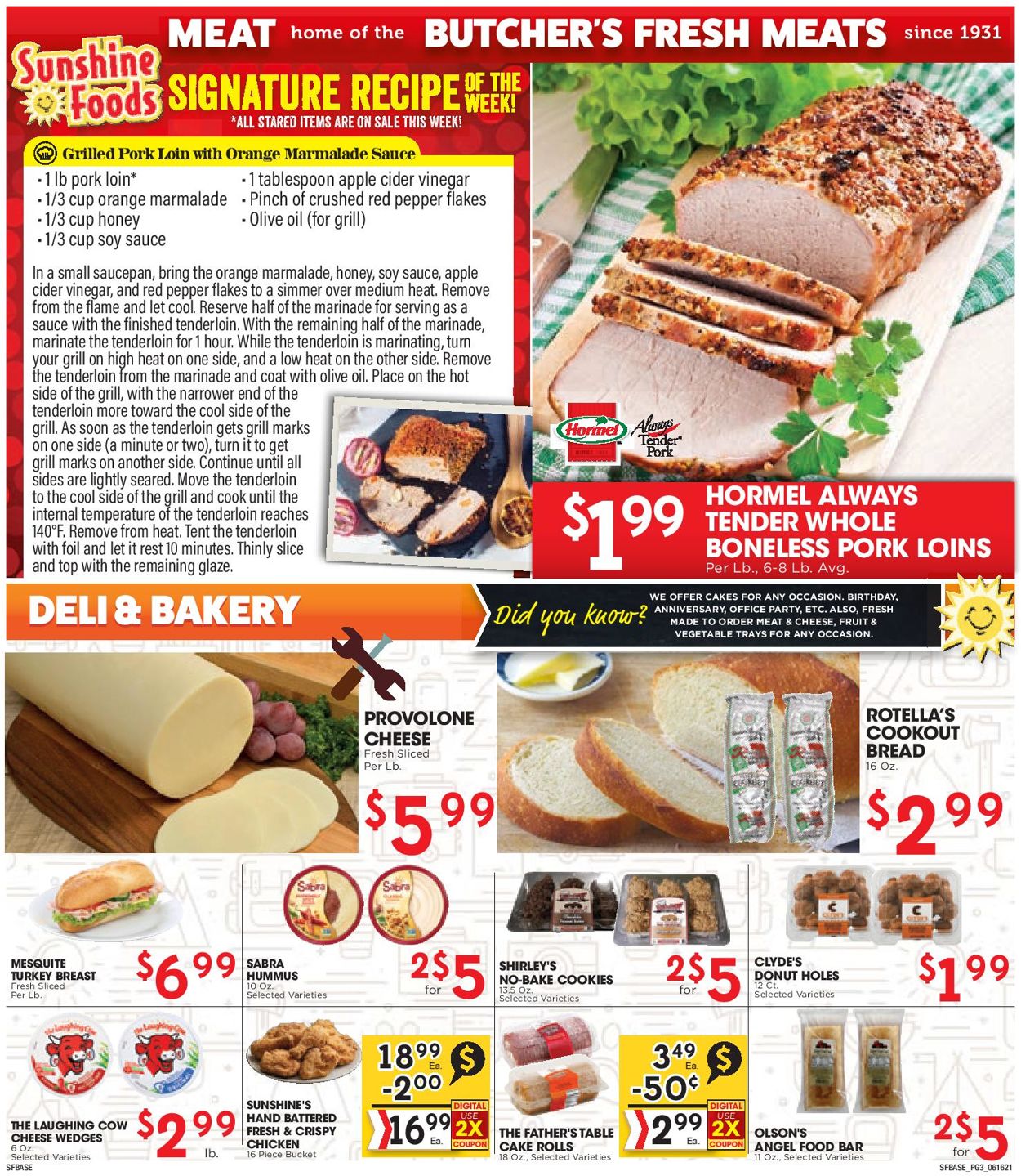 Sunshine Foods Weekly Ad Circular - valid 06/16-06/22/2021 (Page 3)