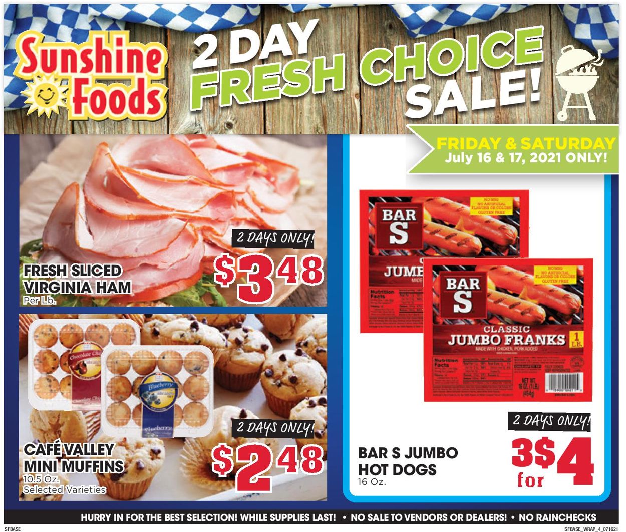 Sunshine Foods Weekly Ad Circular - valid 07/14-07/20/2021 (Page 12)