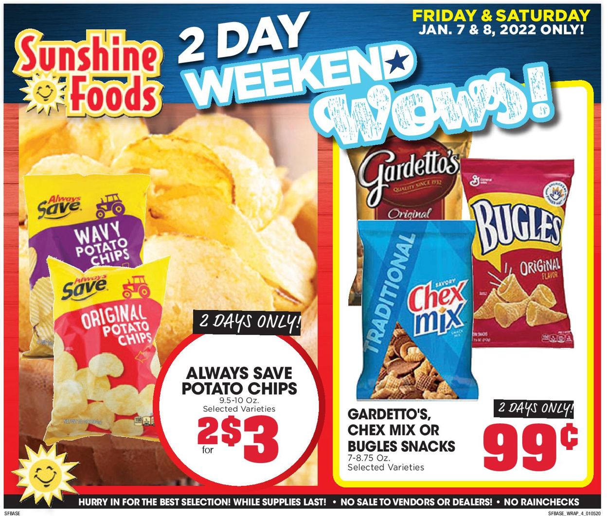 Sunshine Foods Weekly Ad Circular - valid 01/05-01/11/2022 (Page 12)