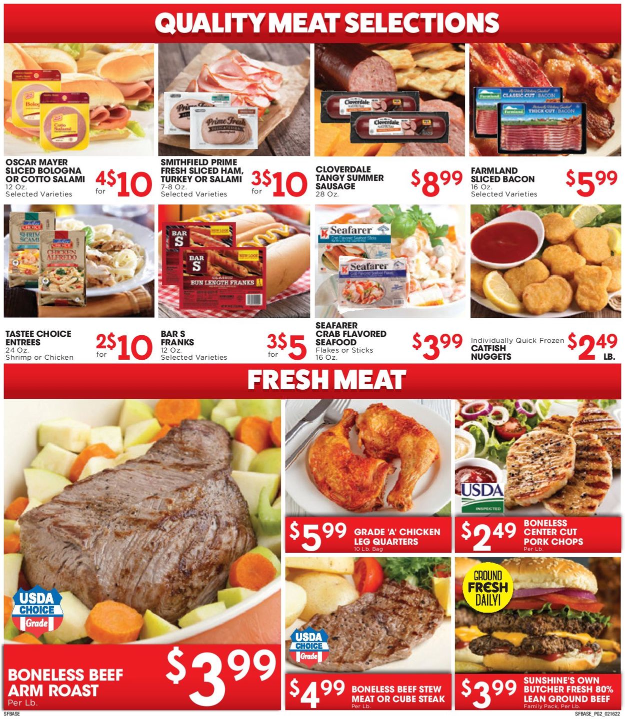 Sunshine Foods Weekly Ad Circular - valid 02/16-02/22/2022 (Page 2)