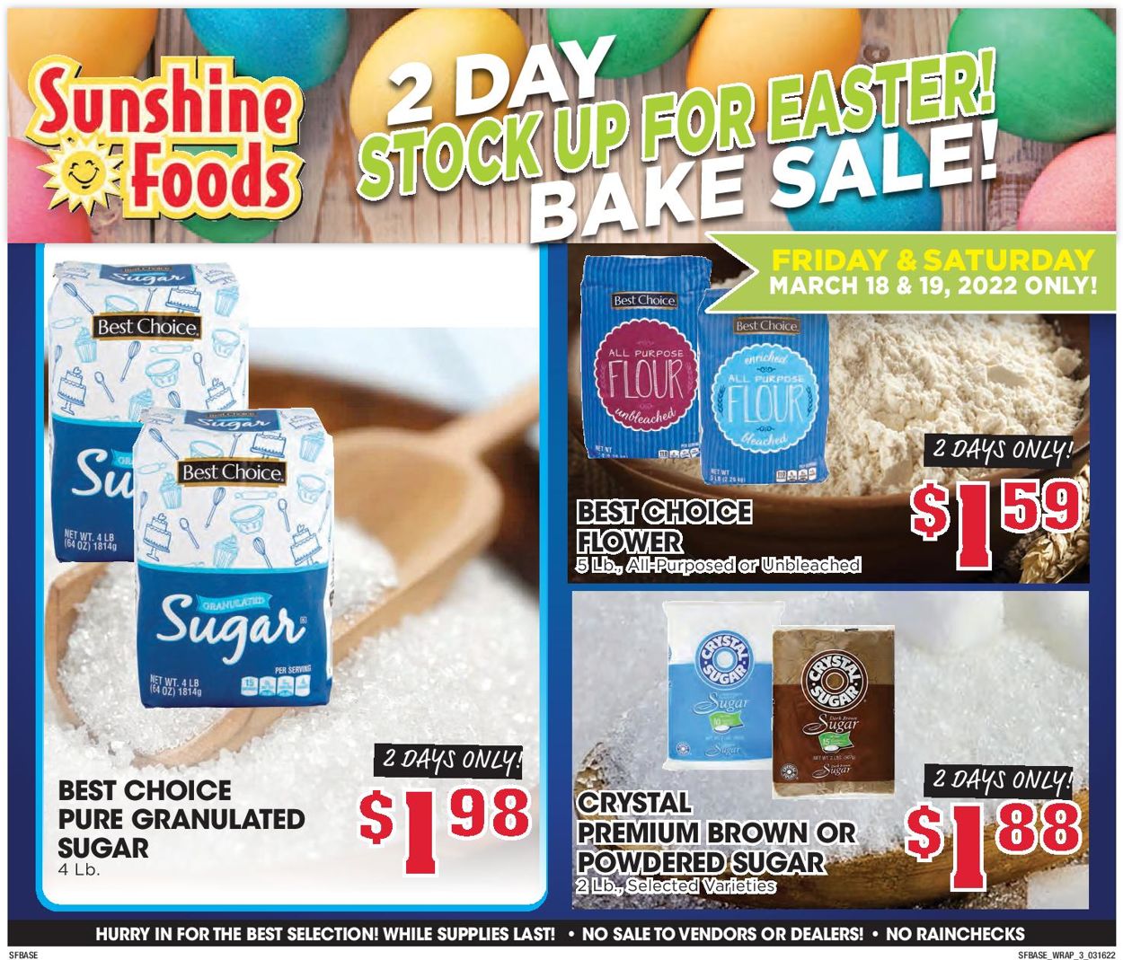 Sunshine Foods Weekly Ad Circular - valid 03/16-03/22/2022 (Page 10)