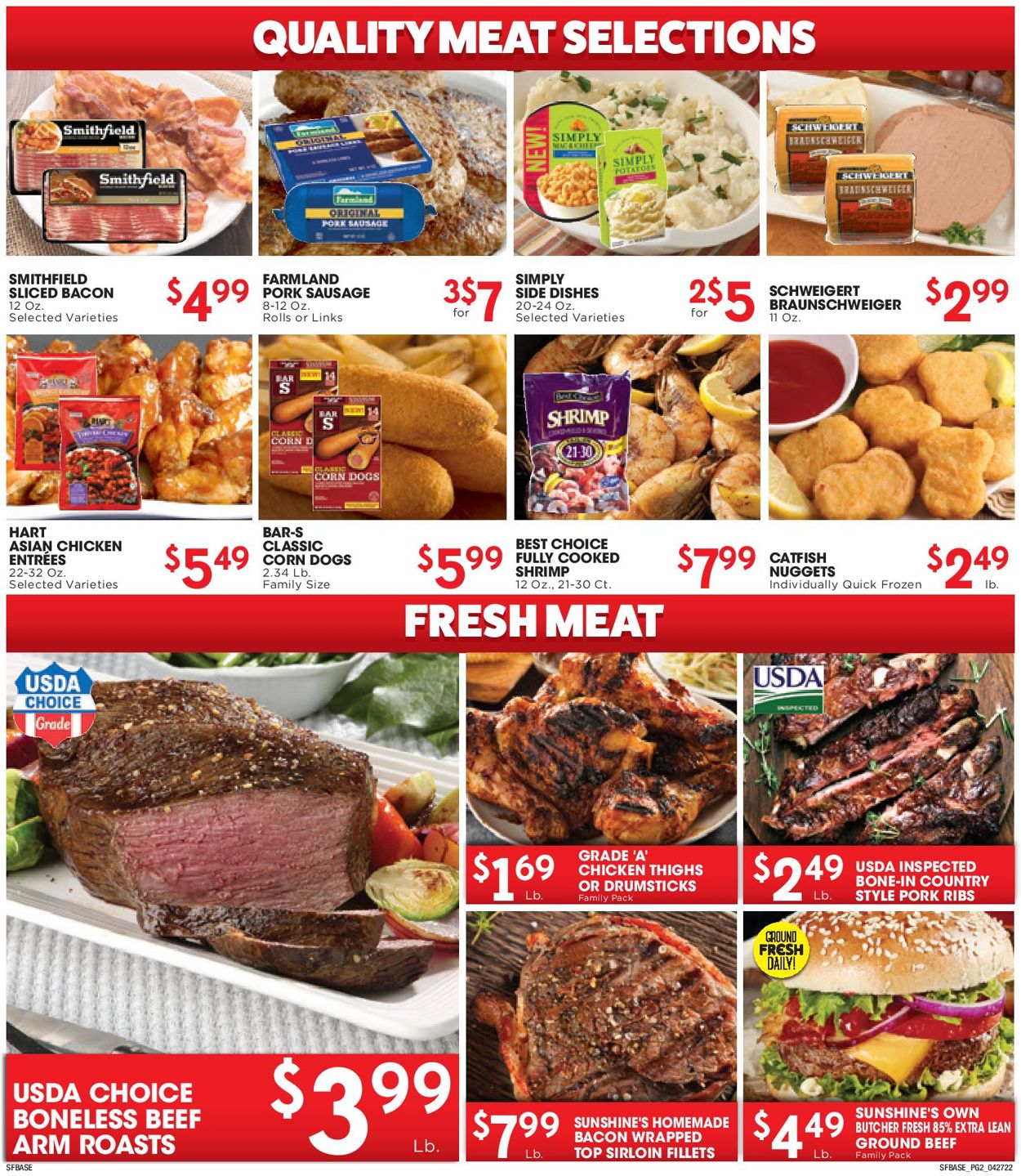 Sunshine Foods Weekly Ad Circular - valid 04/27-05/03/2022 (Page 2)