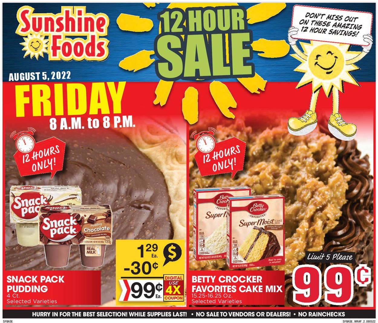 Sunshine Foods Weekly Ad Circular - valid 08/03-08/09/2022 (Page 10)