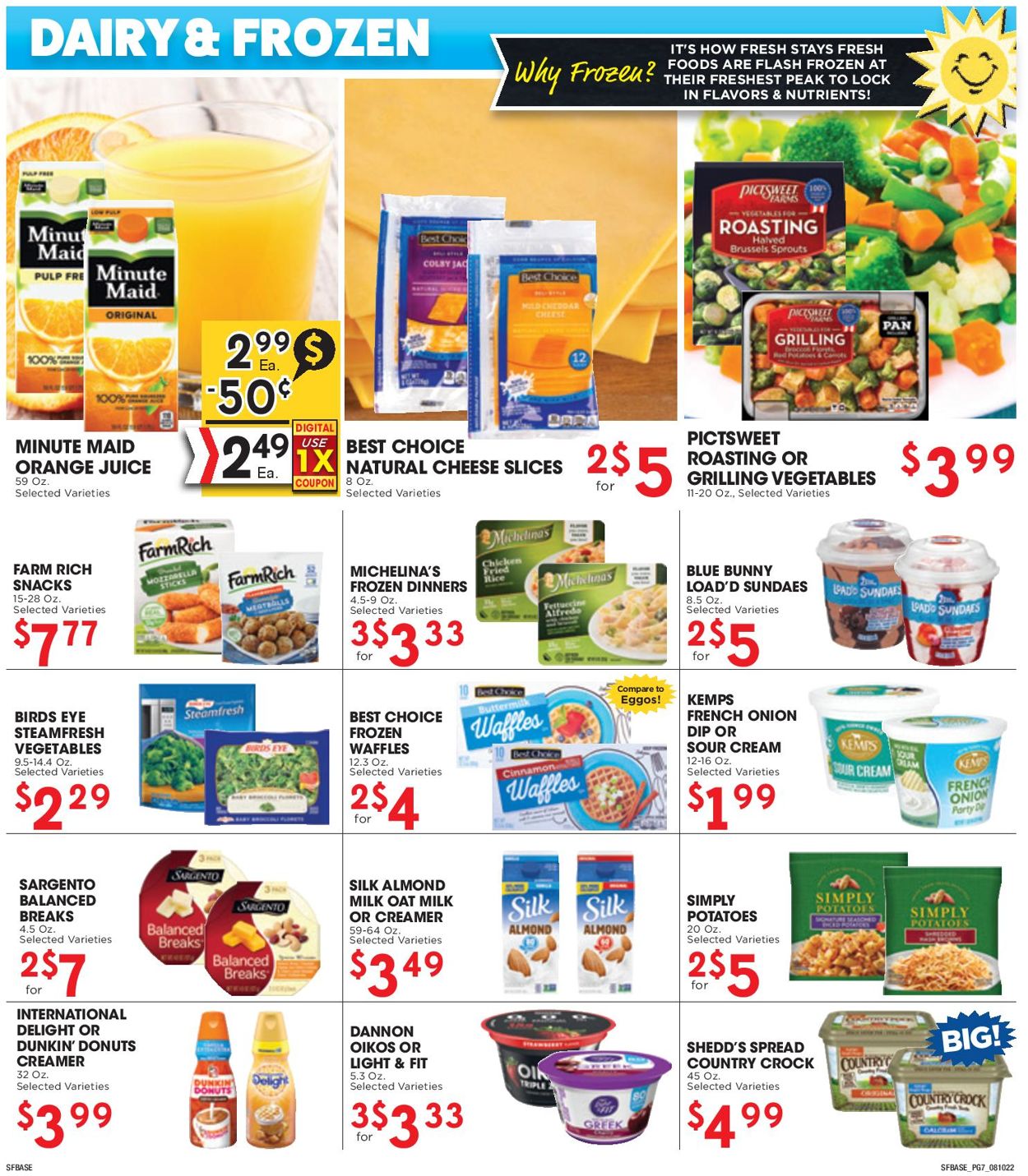 Sunshine Foods Weekly Ad Circular - valid 08/10-08/16/2022 (Page 7)