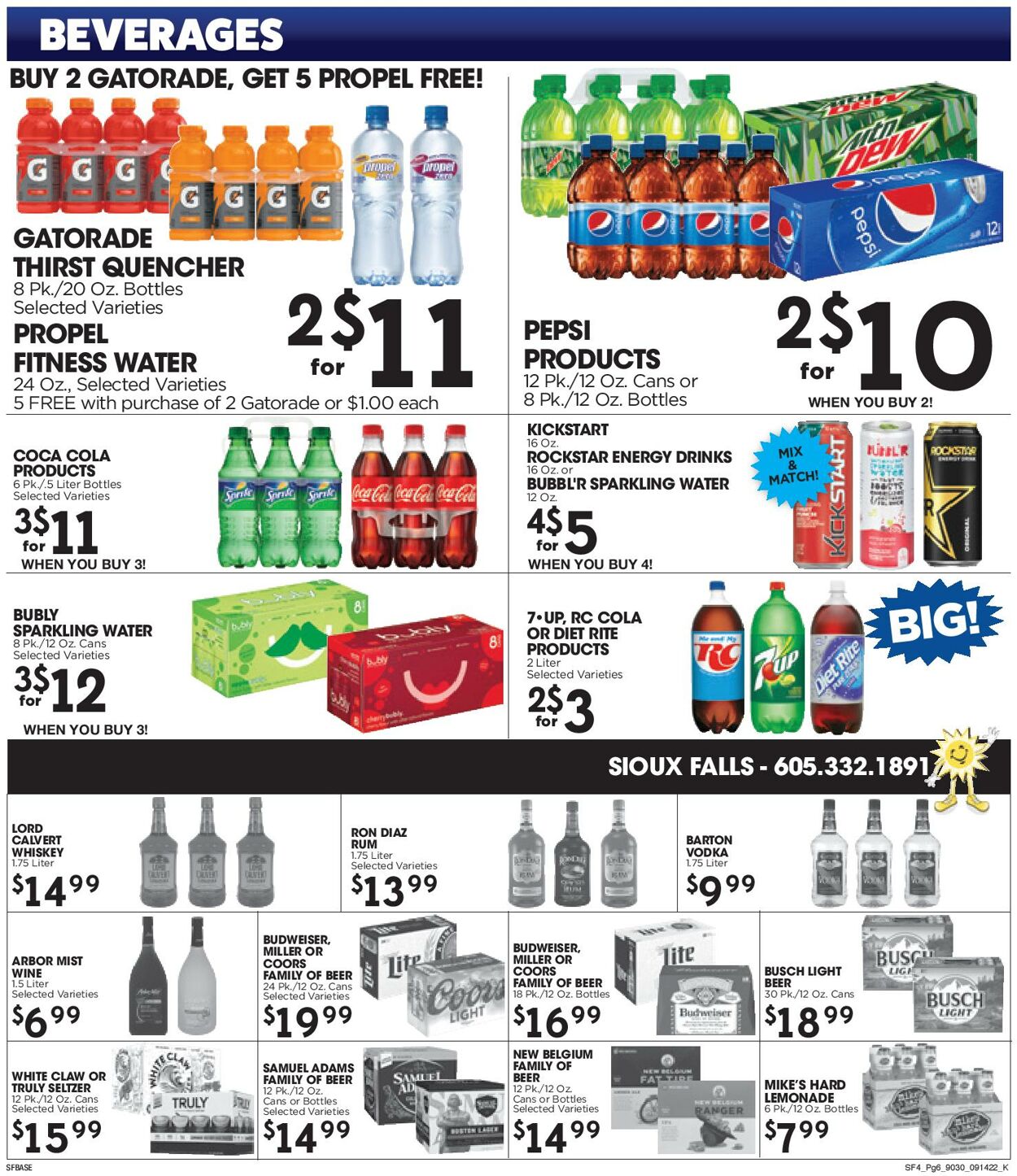 Sunshine Foods Weekly Ad Circular - valid 09/14-09/20/2022 (Page 6)