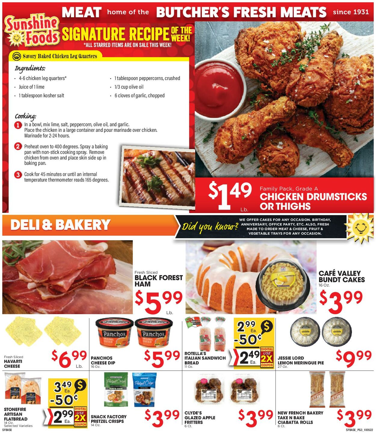 Sunshine Foods Weekly Ad Circular - valid 10/05-10/11/2022 (Page 3)
