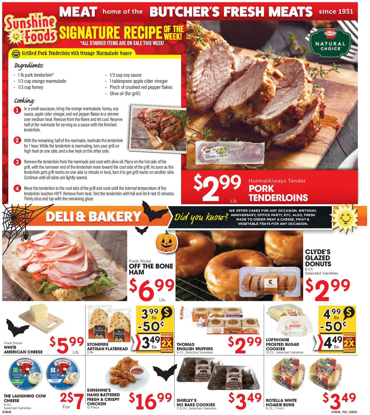 Sunshine Foods Weekly Ad Circular - valid 10/26-11/01/2022 (Page 3)