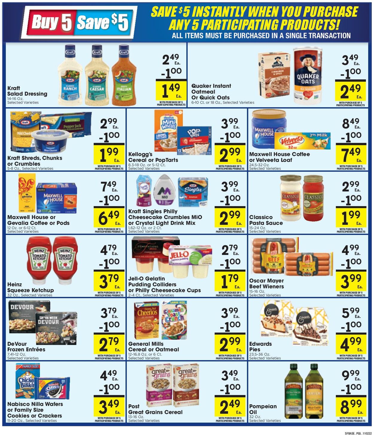 Sunshine Foods Weekly Ad Circular - valid 11/02-11/08/2022 (Page 5)