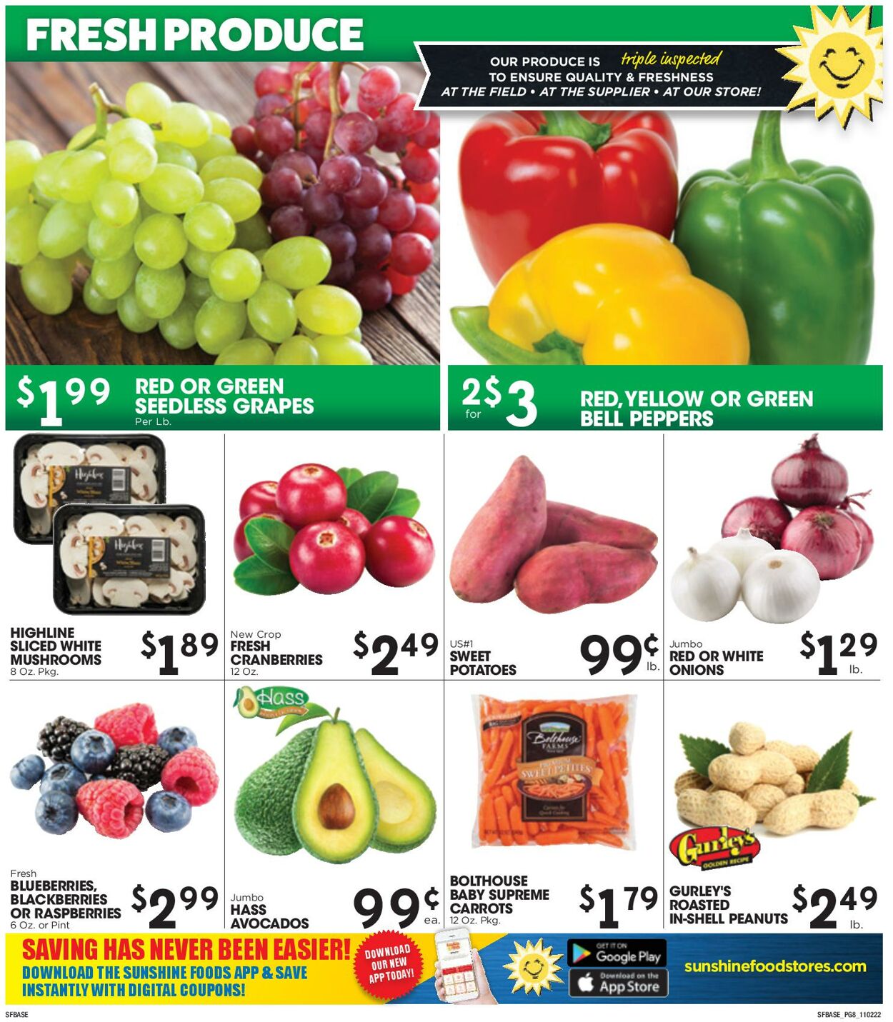 Sunshine Foods Weekly Ad Circular - valid 11/02-11/08/2022 (Page 8)