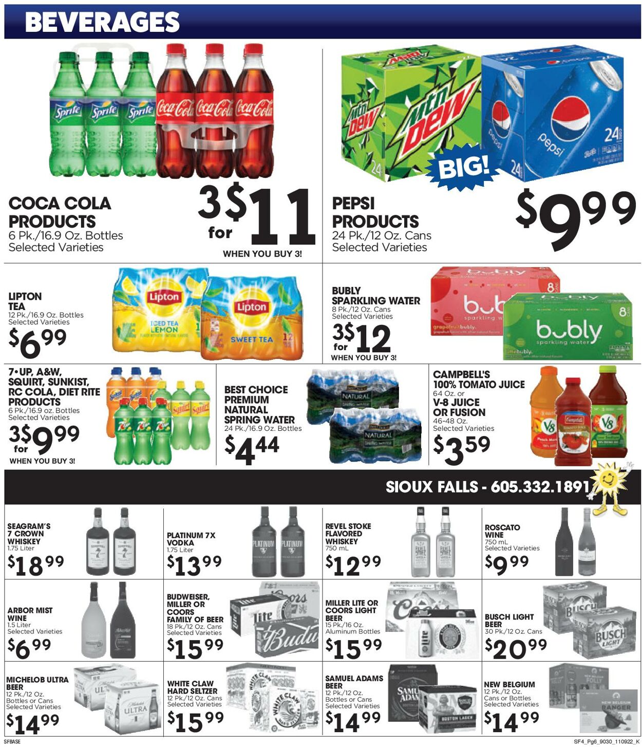 Sunshine Foods Weekly Ad Circular - valid 11/09-11/15/2022 (Page 6)
