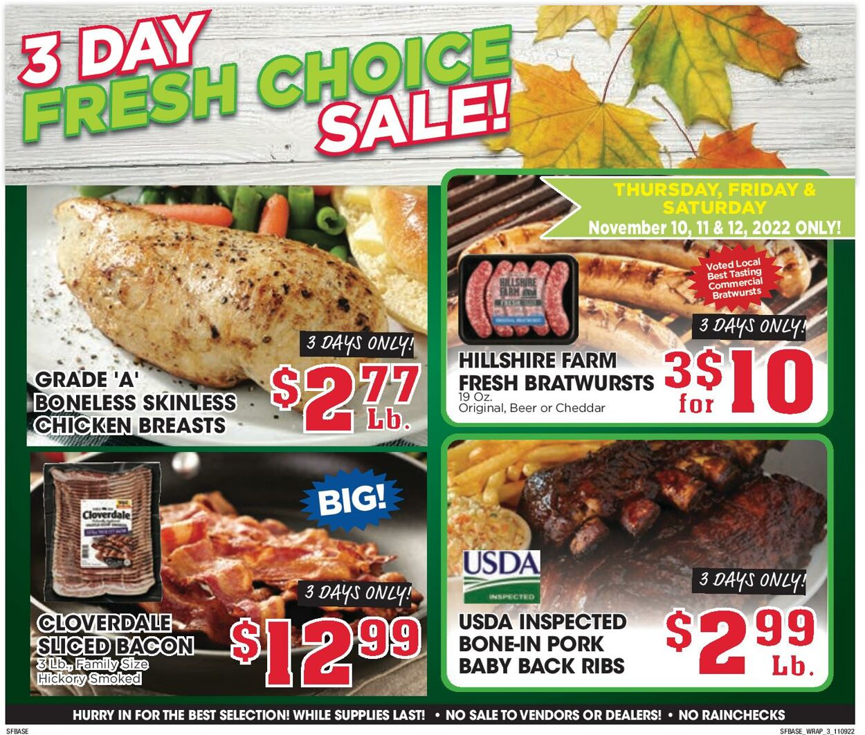 Sunshine Foods Weekly Ad Circular - valid 11/09-11/15/2022 (Page 11)