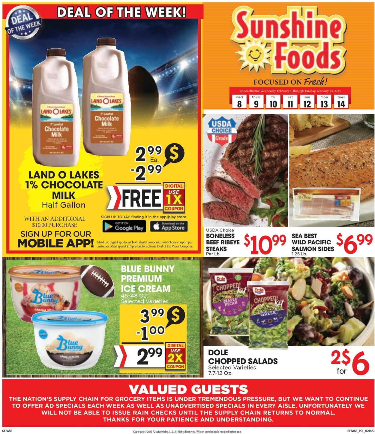 Sunshine Foods Weekly Ad Circular - valid 02/08-02/15/2023