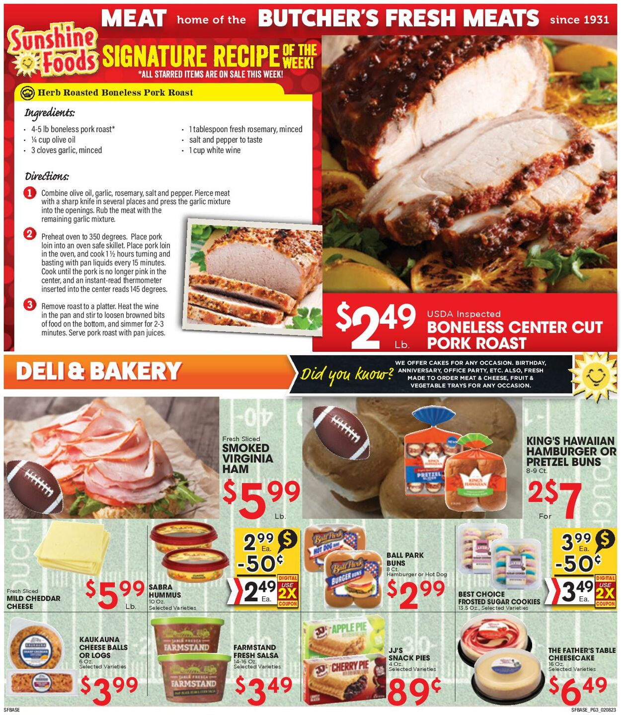 Sunshine Foods Weekly Ad Circular - valid 02/08-02/15/2023 (Page 3)