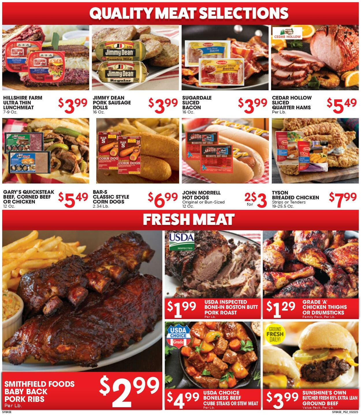 Sunshine Foods Weekly Ad Circular - valid 03/22-03/29/2023 (Page 2)