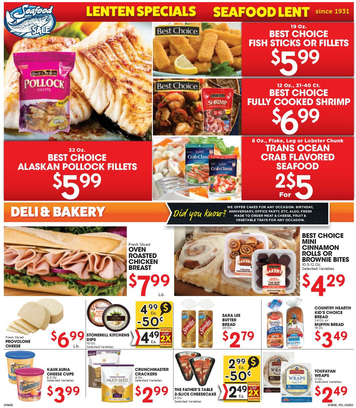 Sunshine Foods Weekly Ad Circular - valid 03/29-04/05/2023 (Page 3)
