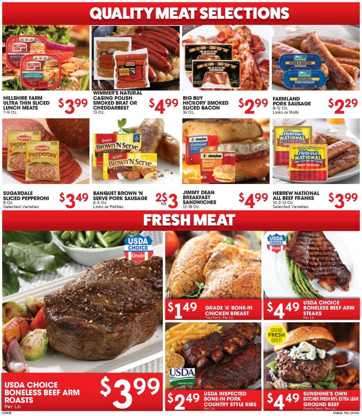 Sunshine Foods Weekly Ad Circular - valid 04/19-04/26/2023 (Page 2)