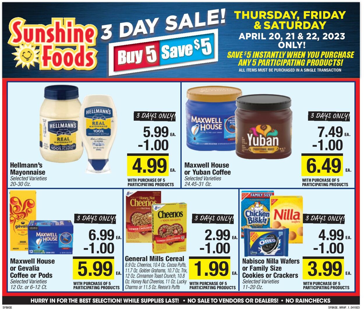 Sunshine Foods Weekly Ad Circular - valid 04/19-04/26/2023 (Page 9)