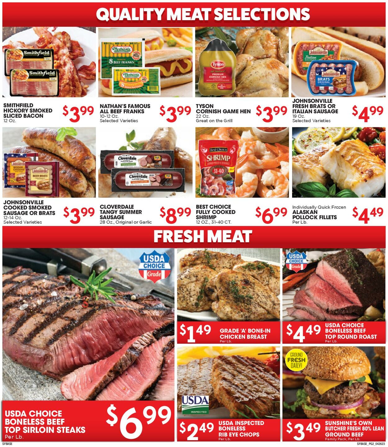 Sunshine Foods Weekly Ad Circular - valid 04/26-05/03/2023 (Page 2)