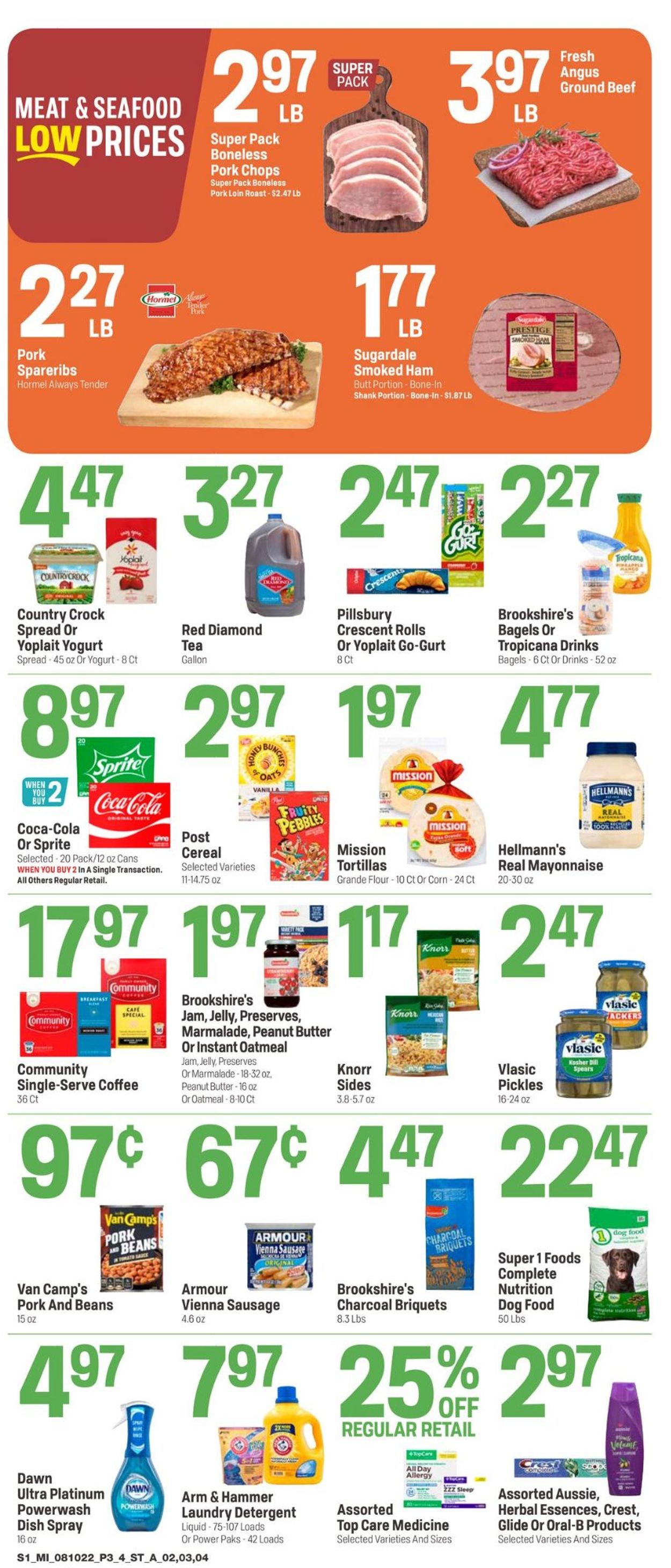 Super 1 Foods Weekly Ad Circular - valid 08/10-08/16/2022 (Page 3)