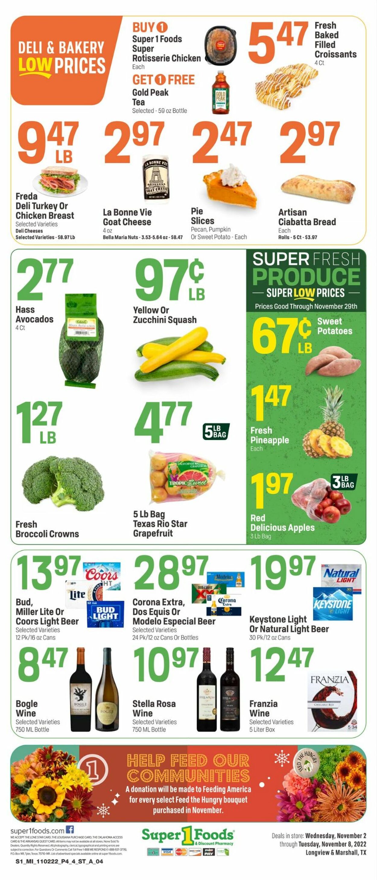 Super 1 Foods Weekly Ad Circular - valid 11/02-11/08/2022 (Page 4)