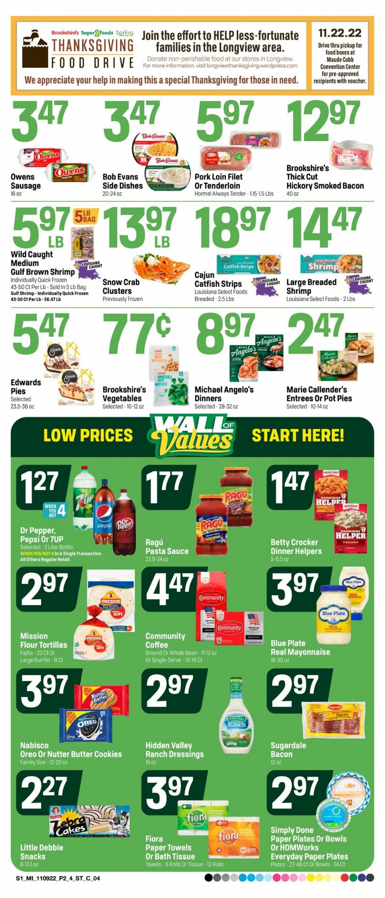 Super 1 Foods Weekly Ad Circular - valid 11/09-11/15/2022 (Page 2)