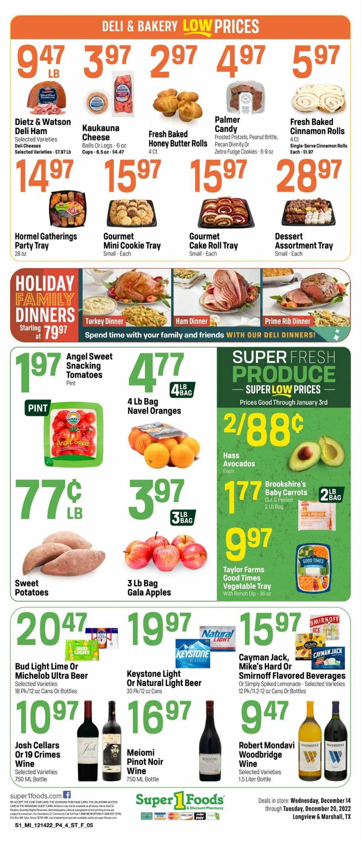 Super 1 Foods Weekly Ad Circular - valid 12/14-12/20/2022 (Page 4)