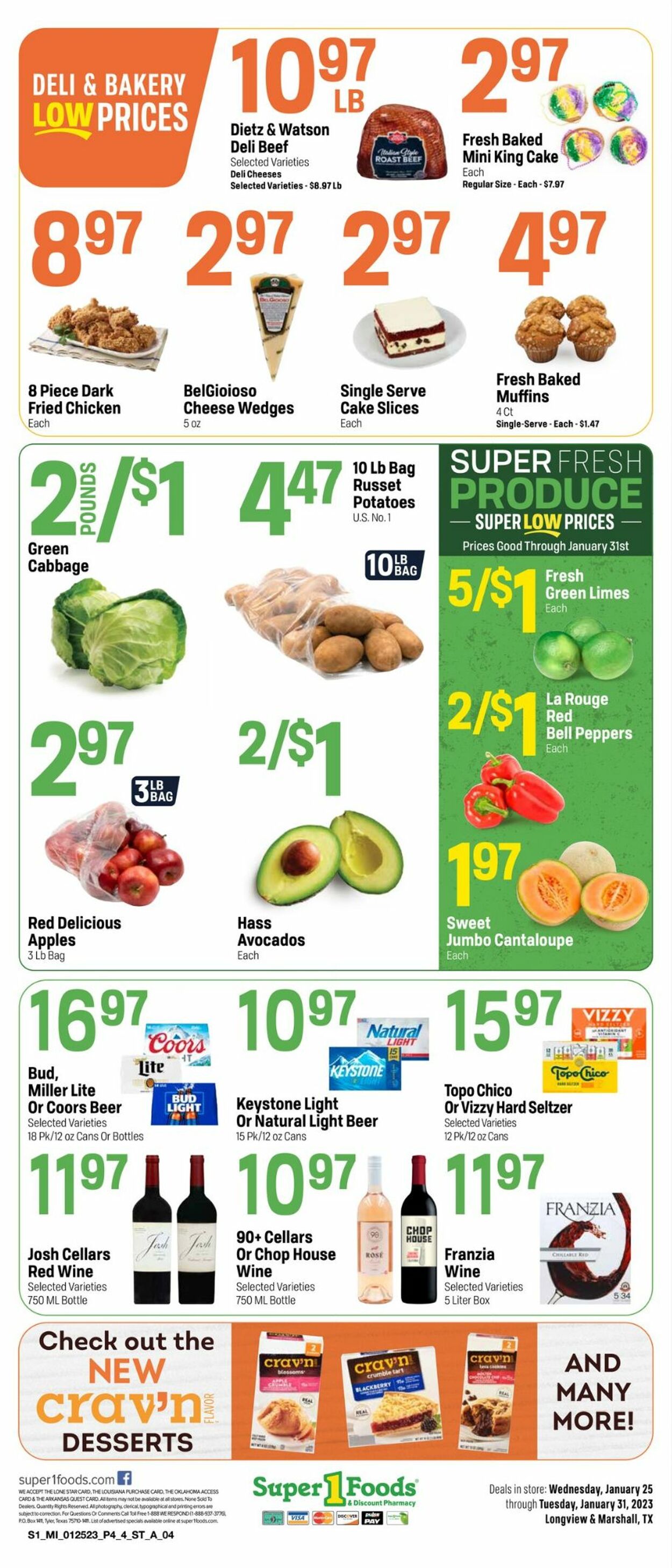 Super 1 Foods Weekly Ad Circular - valid 01/25-01/31/2023 (Page 4)