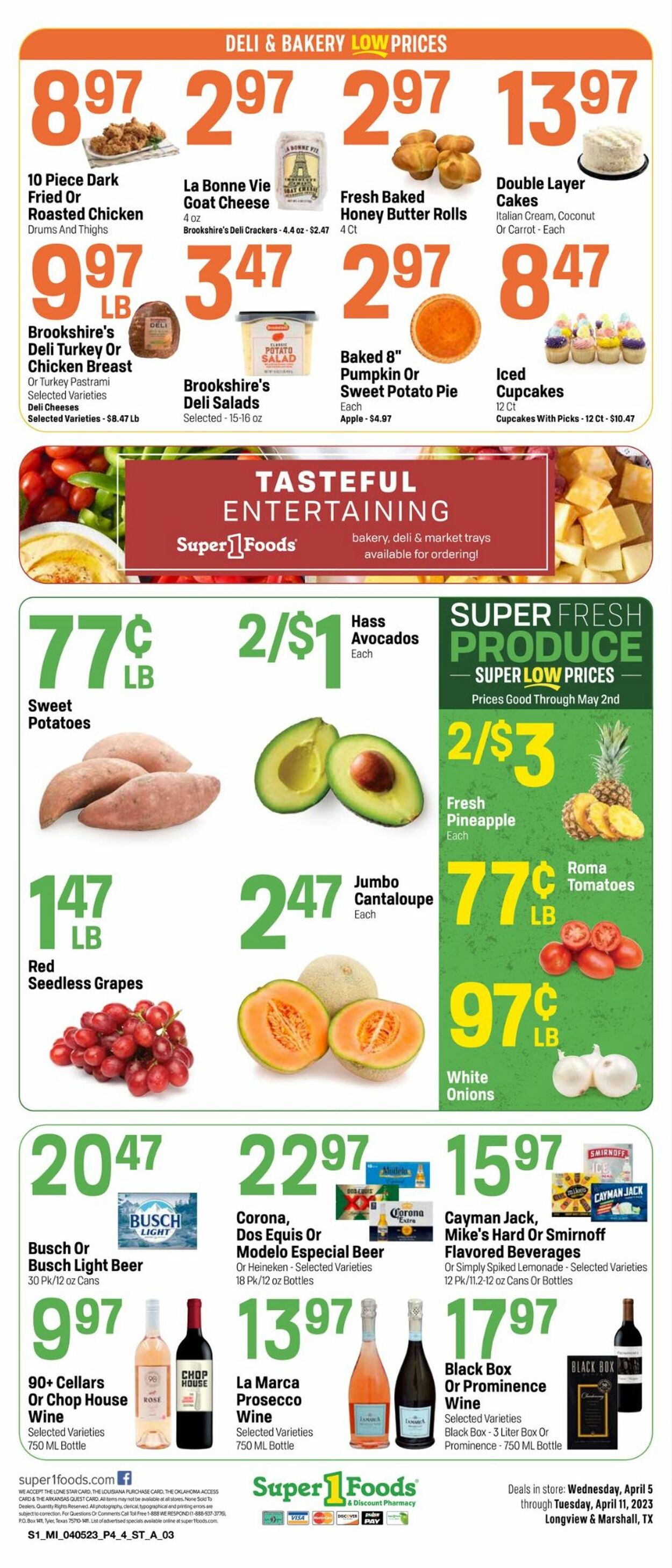Super 1 Foods Weekly Ad Circular - valid 04/05-04/11/2023 (Page 4)