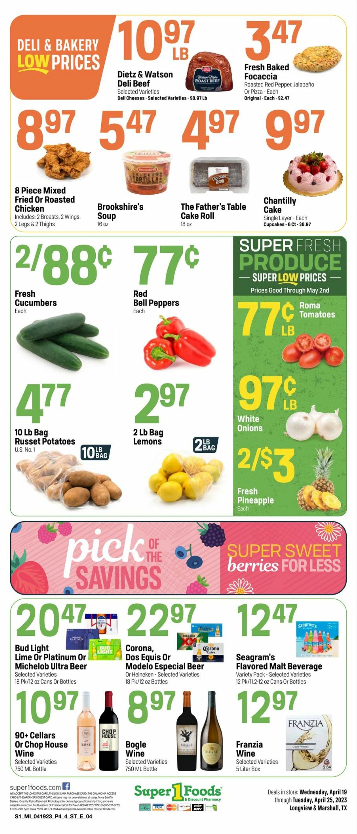 Super 1 Foods Weekly Ad Circular - valid 04/19-04/25/2023 (Page 4)