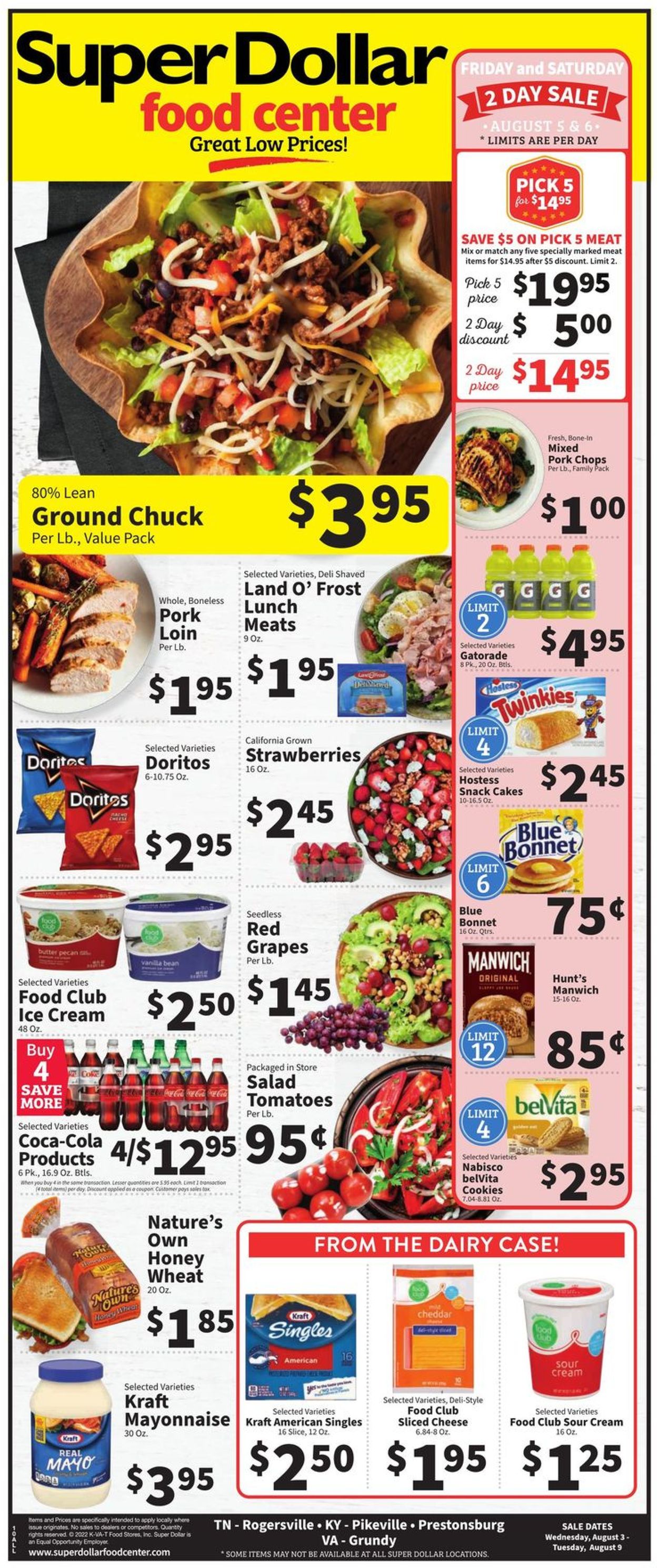 Super Dollar Food Center Weekly Ad Circular - valid 08/03-08/09/2022