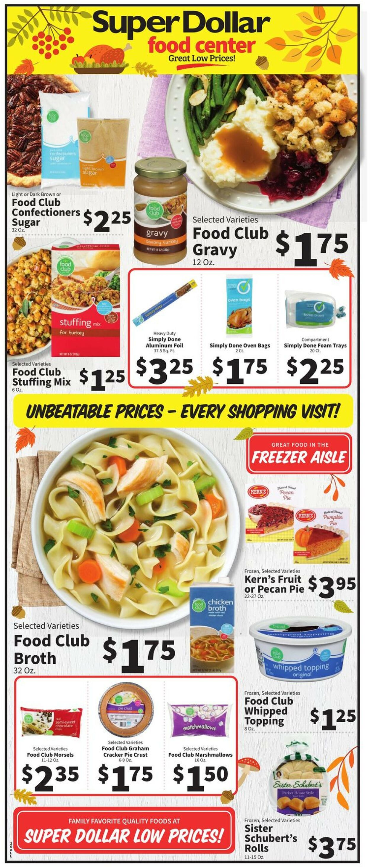 Super Dollar Food Center Weekly Ad Circular - valid 11/16-11/22/2022 (Page 2)