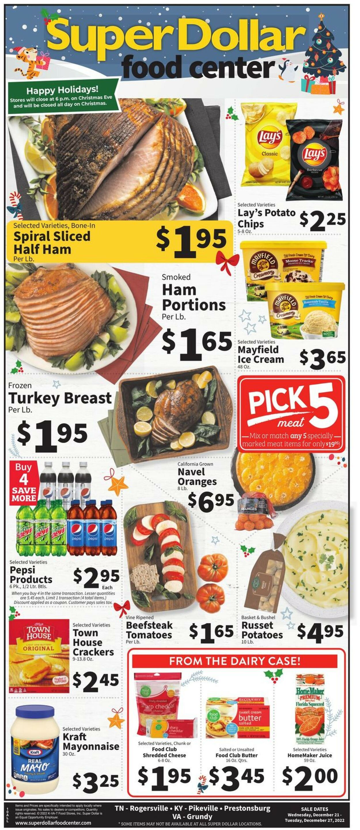 Super Dollar Food Center Weekly Ad Circular - valid 12/21-12/27/2022