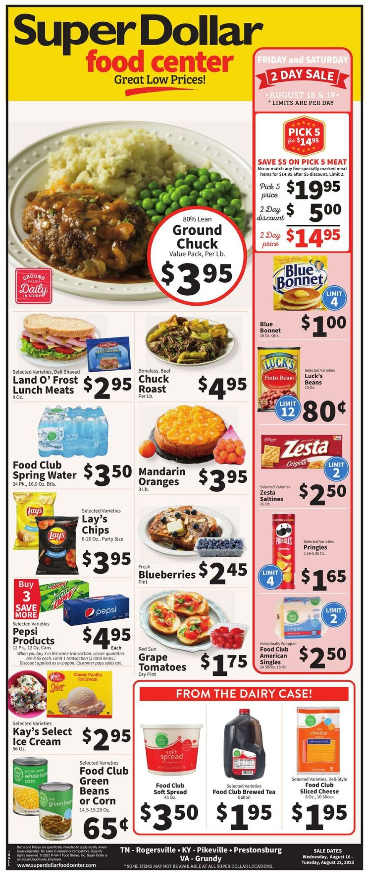 Super Dollar Food Center Weekly Ad Circular - valid 08/16-08/22/2023
