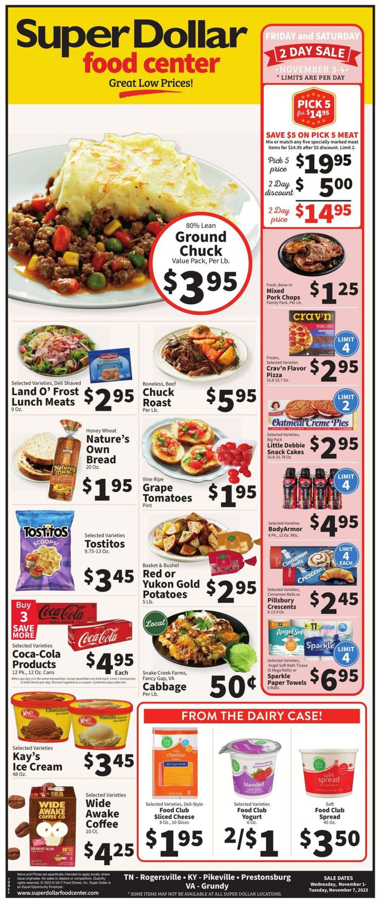 Super Dollar Food Center Weekly Ad Circular - valid 11/01-11/07/2023